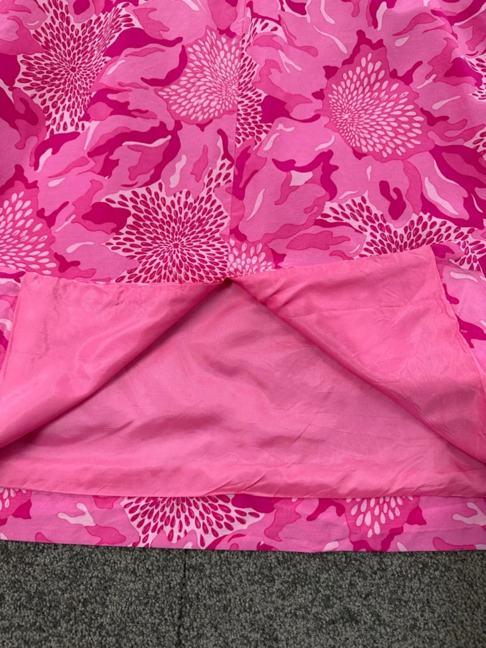 Lilly Pulitzer Dress Wm 8 Pink Floral Strapless Mini Preppy Summer Vibrant Cute - Picture 3 of 9